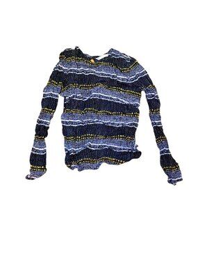 H&M Long‎ Sleeve Black/Yellow Top (AB3)